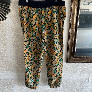 The North Face Floral Print Pants - Blue, Cream, Orange